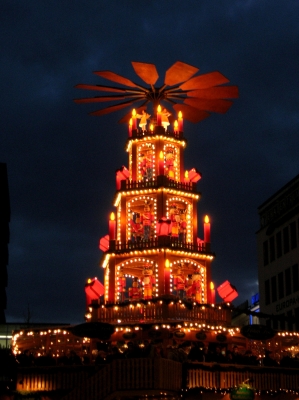 Pyramide auf dem Weihnachtsmarkt Hannover
