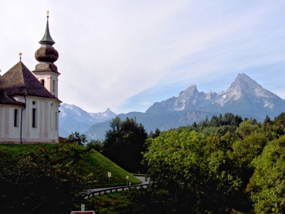 Watzmann mit Gerner Kirche