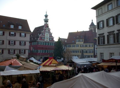 Mittelaltermarkt in Esslingen - Rathausplatz