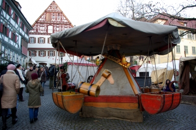 Weihnachtsmarkt in Esslingen - altes Karusell