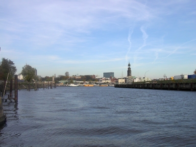 Blick über die Elbe