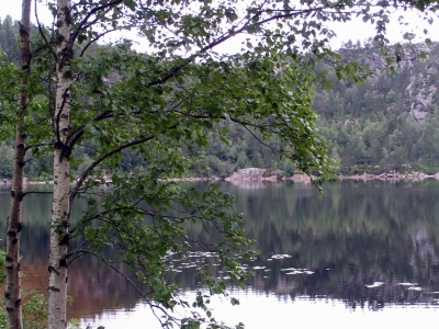 Ein See nördlich von Flekkefjord/N
