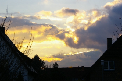 Gelber Himmel