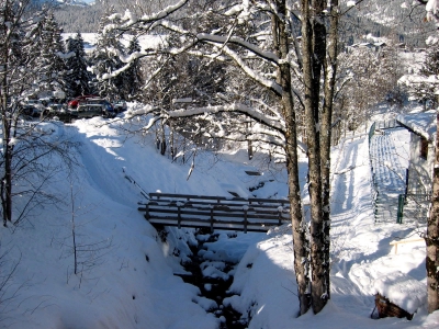 Winterlandschaft im Kleinwalsertal