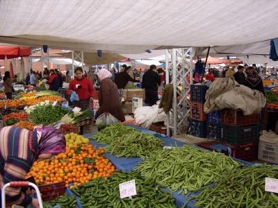 Gemüsemarkt in Alanya