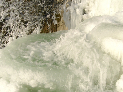 Eiswasserfall