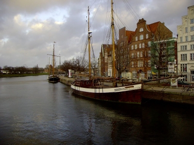 Alter Hafen in Lübeck