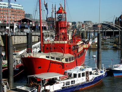 Feuerschiff im City-Yachthafen