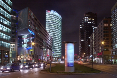 Potsdamer Platz bei Nacht