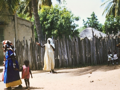 In einem Dorf in Senegal