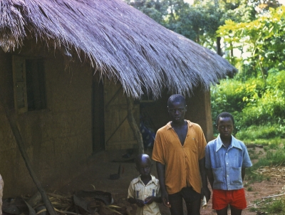 Eine Familie in Senegal