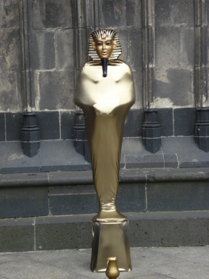 Pharao am Kölner Dom...