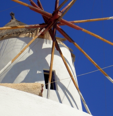 Windmühle auf Santorini