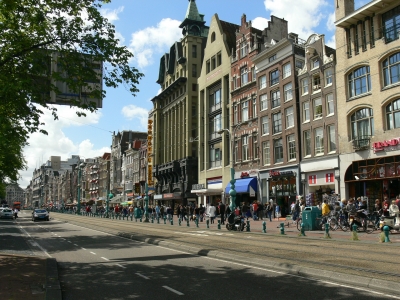 Einkaufsstraße in Amsterdam