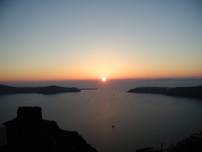Sunset auf Santorin
