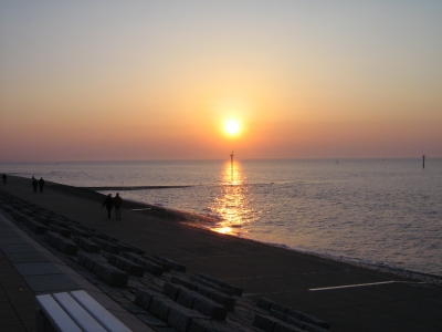 Sonnenuntergang auf Norderney