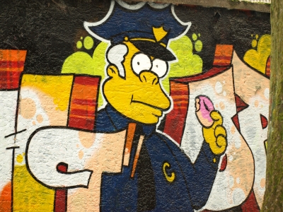 Simpsons Cop