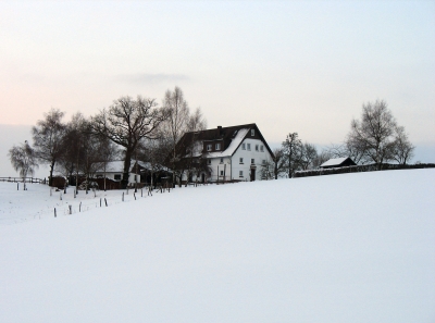 Winterlandschaft im Bergischen Land