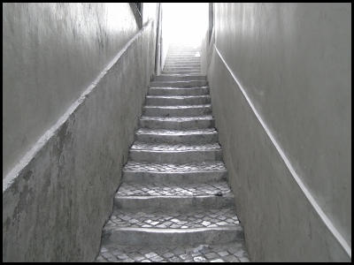 Treppe im Stadtteil Alfama