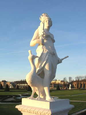 Skulptur in den königl. Gärten von Herrenhausen / Hannover