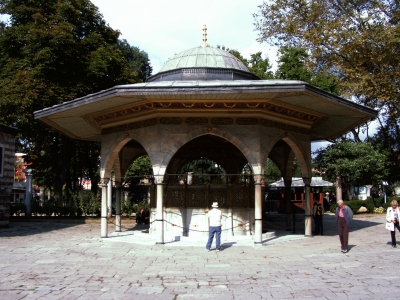 Pavillion an der Hagia Sophia