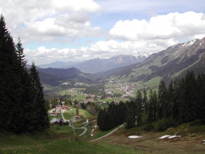 Blick ins Kleinwalsertal