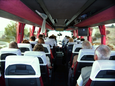 Reisegruppe im Bus