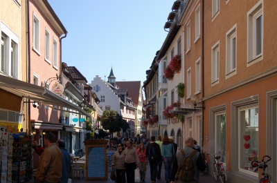In der Altstadt von Radolfzell am Bodensee