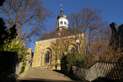 Solingen Gräfrath, Treppenaufgang zur Kirche