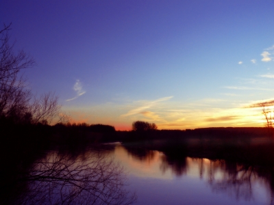 Farbenspiel in der Donau