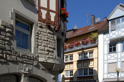 In der Altstadt von Radolfzell am Bodensee