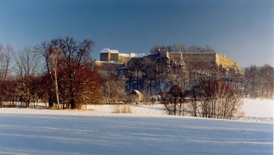 Die Festung Königstein im Winter