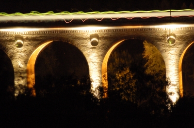 Viadukt bei Nacht 3