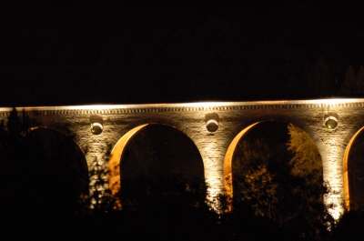 Viadukt bei Nacht 1