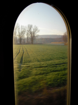 durchs Zugtürfenster
