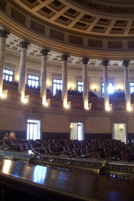 Plenarsaal im Kapitol von Havanna, Kuba