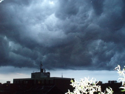 Wolken über Hamburg