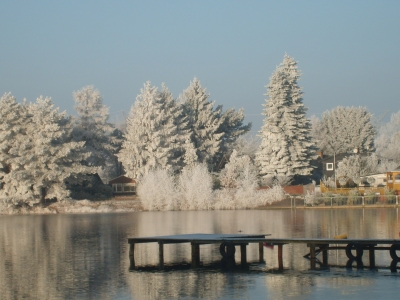 Frostiger See