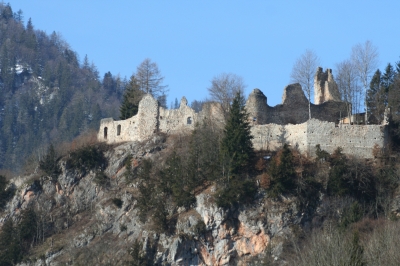 Ruine im vorbeifahren