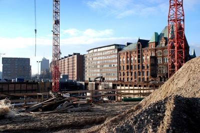 Hafencity - Baustelle Überseequartier