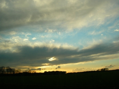 Himmel bei Sonnenuntergang