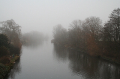 Nebel übern Fluss