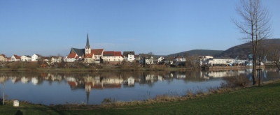 Panorama Erlenbach mit Schiffswerft
