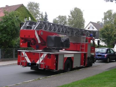 Feuerwehr Leiterwagen in Erlangen