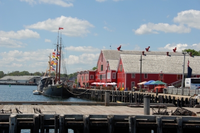 Lunenburg Nova Scotia -Weltkulturerbe- Hafenansicht