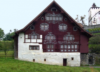 Bauernhaus in Werdenberg / Schweiz
