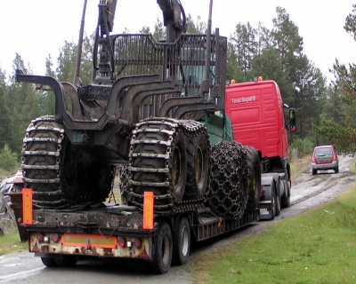 Schwertransport in Norwegen