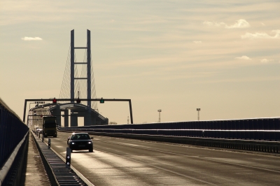Rügenbrücke mit Pylon