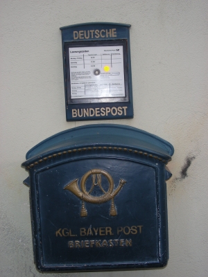 Briefkasten in Rothenburg