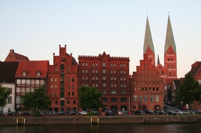 Stadtkulisse in Lübeck